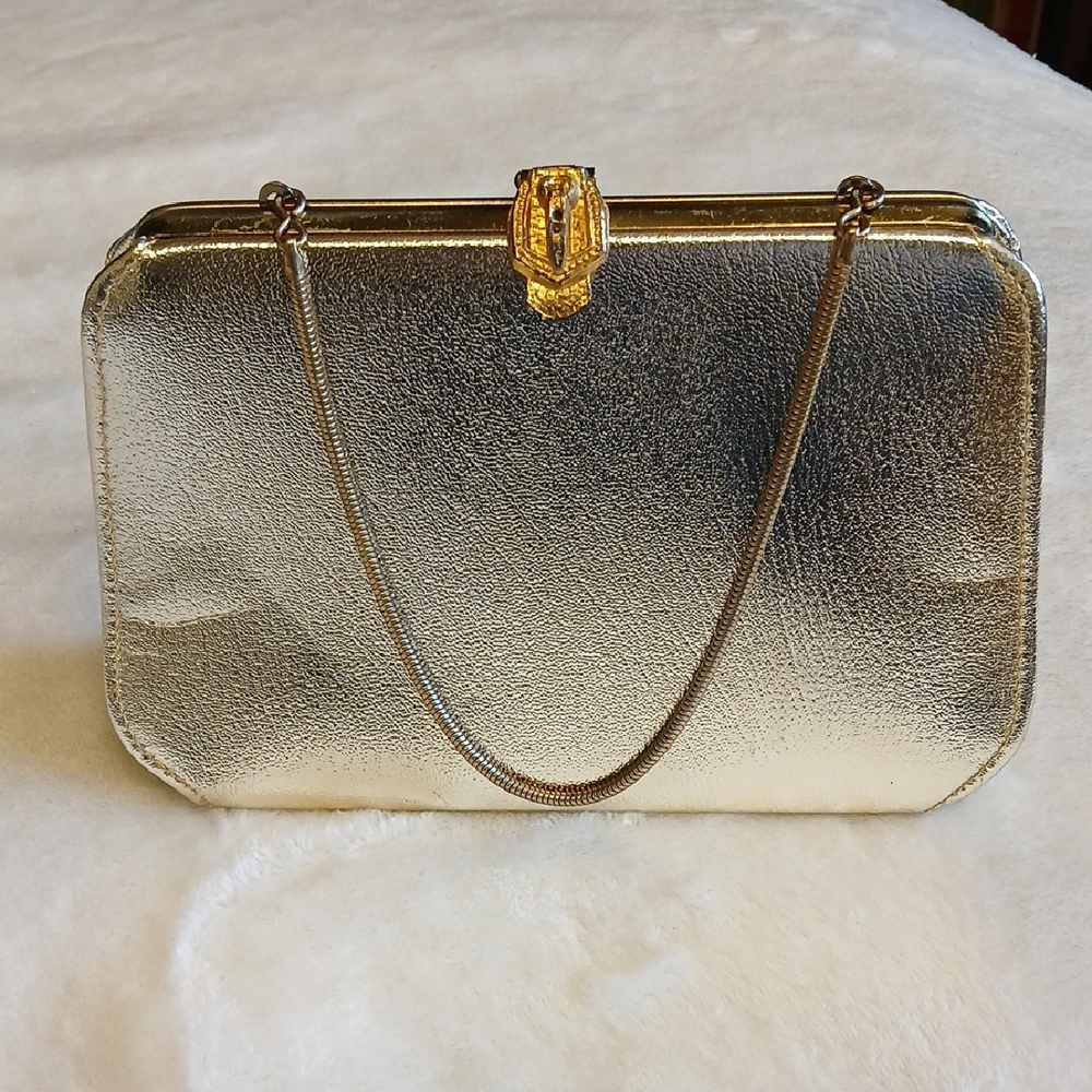 Vintage Elegant Gold Clutch